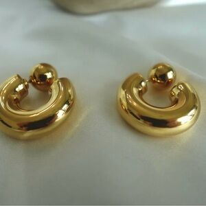 Elegant Gold Hoop Earrings